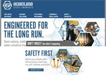 Tablet Screenshot of heartlandsteel.com